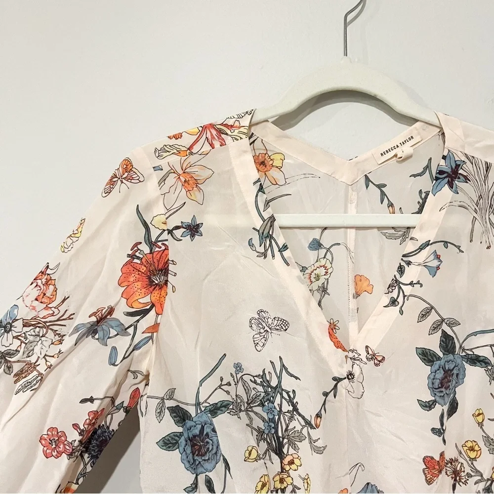 Rebecca Taylor Meadow Flower Top - Picture 3 of 7